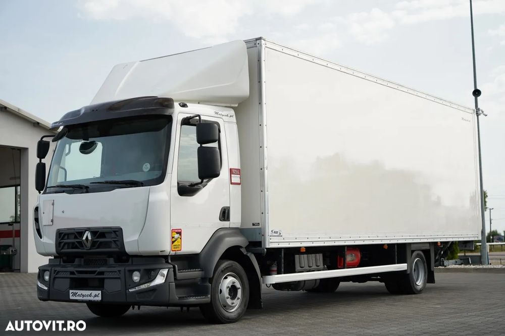 Renault D 210 / 4x2 / CONTAINER / 7.5M / DHOLLANDIA LIFT / EURO 6 - 5