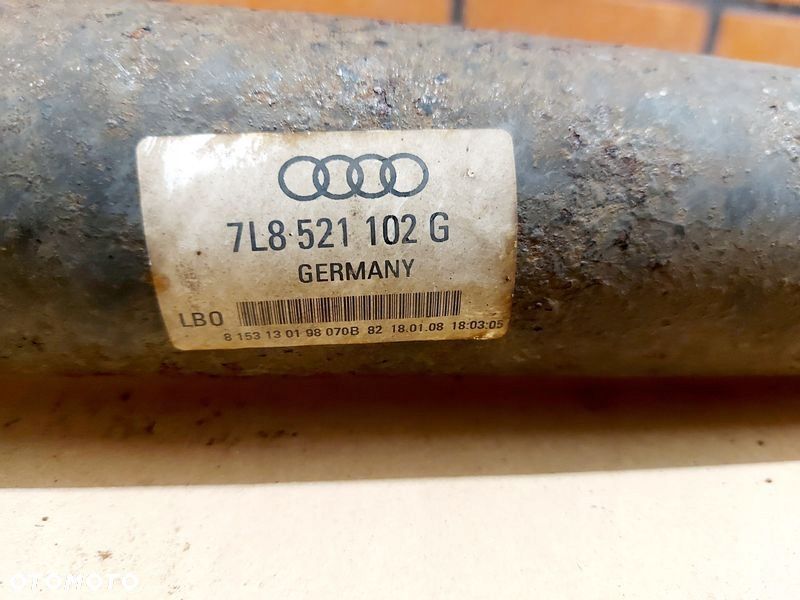 audi q7 1 i 4l 3.0 tdi quattro automat wał napędowy 7l852102g - 7