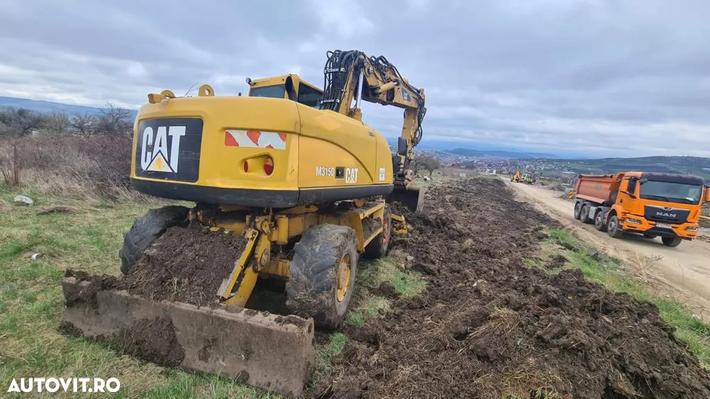 Caterpillar CAT M 315 D Excavator pe roti - 12