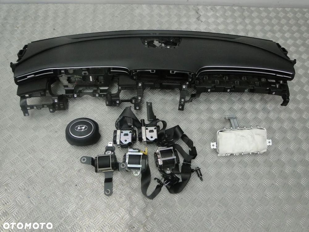 HYUNDAI TUCSON IV 4 DESKA KONSOLA KOKPIT PULPIT PÓŁKA PARAPET PODUSZKI POWIETRZNE KIEROWCY PASAŻERA AIRBAG AIR BAG SRS KURTYNA KURTYNY FOTELA W FOTEL PASY PAS naprawa Raz2 !!!