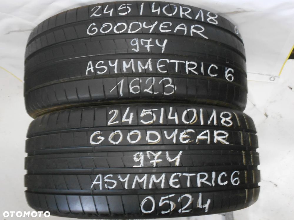OPONY  245/40R18 GOODYEAR EAGLE F1 ASYMMETRIC 6 DOT 0524  / 1623  8MM - 1
