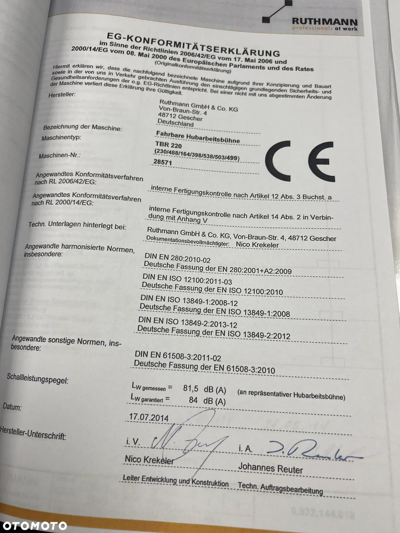Ruthmann RUTHMAN TBR 220!!! - 37