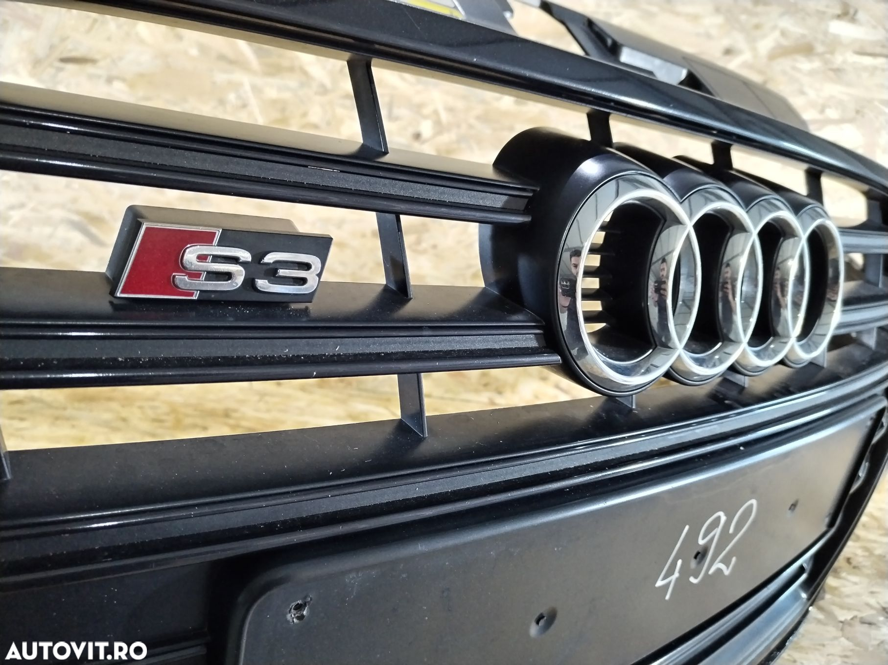 Bara fata Audi A3, S-Line, hatchback, 2016, 2017, 2018, 2019, 8V3807437AM. - 8