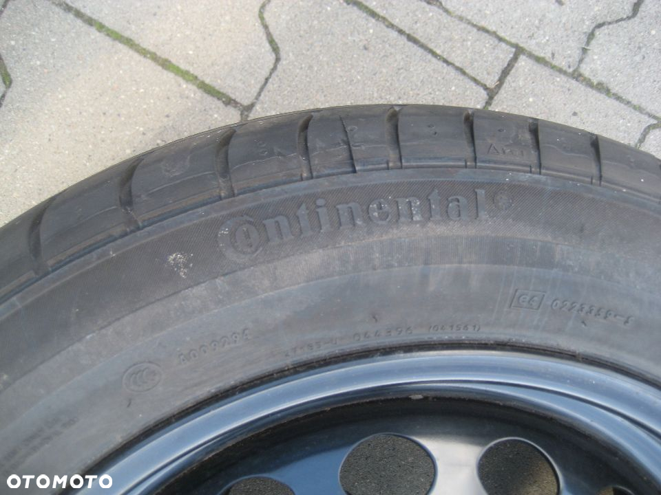 volvo v70 lift 04-07r koło dojazdowe opona 16x7j et49 5x108 9173122 opona continental - 5
