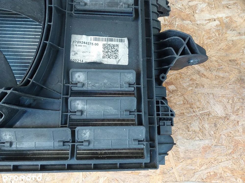chłodnica wody klimy intercooler wentylator vw multivan transporter t6 2017r 2.0 tdi dsg 7e0121207 - 7