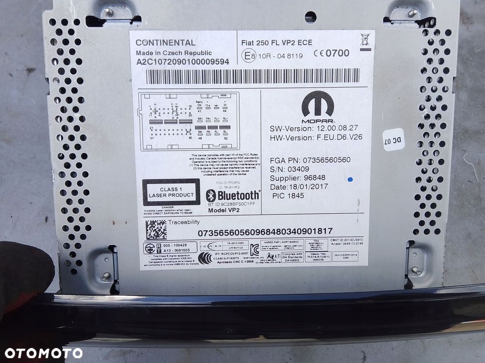 radio ducato boxer jumper iii lift 07356560560 - 3