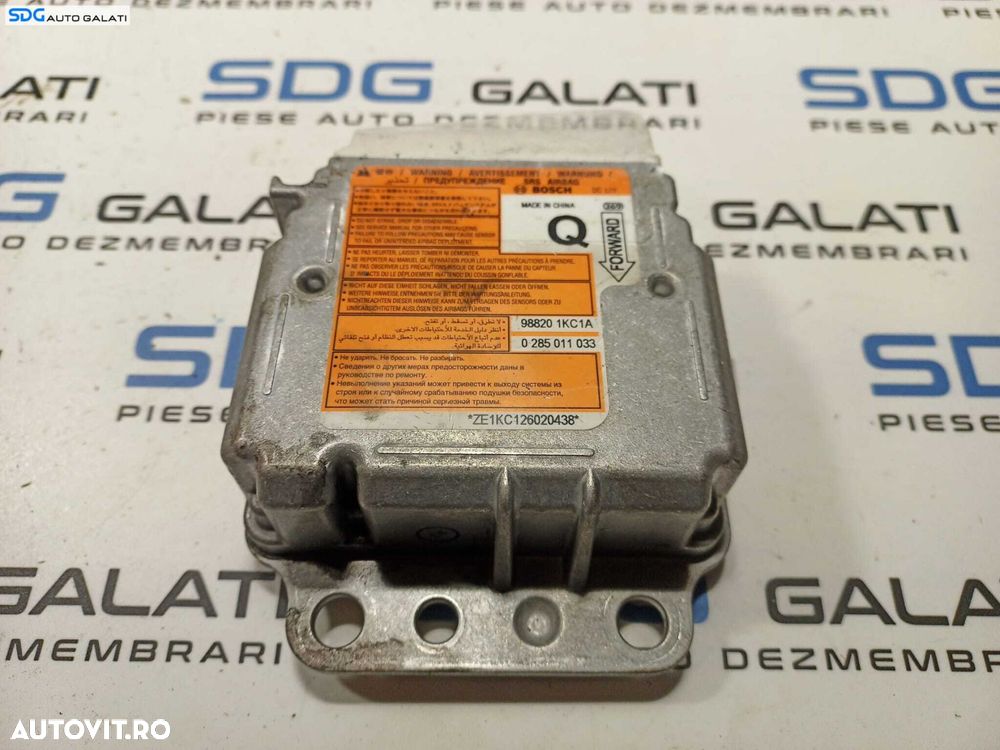Calculator Unitate Modul Airbag Nissan Juke 2010 - 2014 Cod 0285011033 988201KC1A [L0662] - 1
