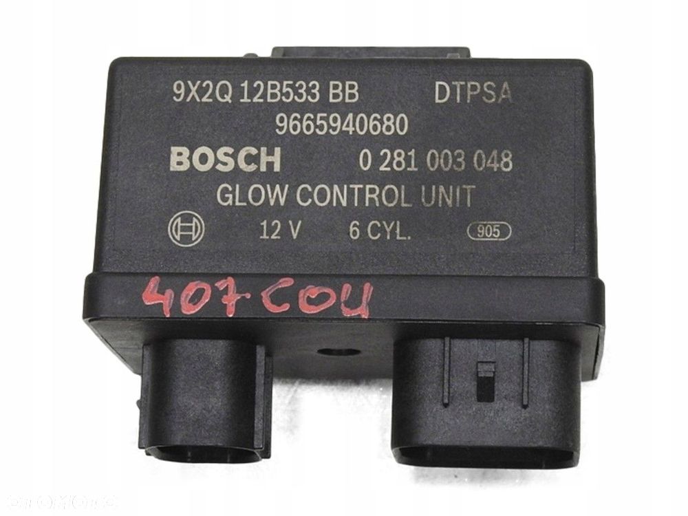 PRZEKAŹNIK ŚWIEC ŻAROWYCH PEUGEOT 407 3.0 V6 HDI - 1