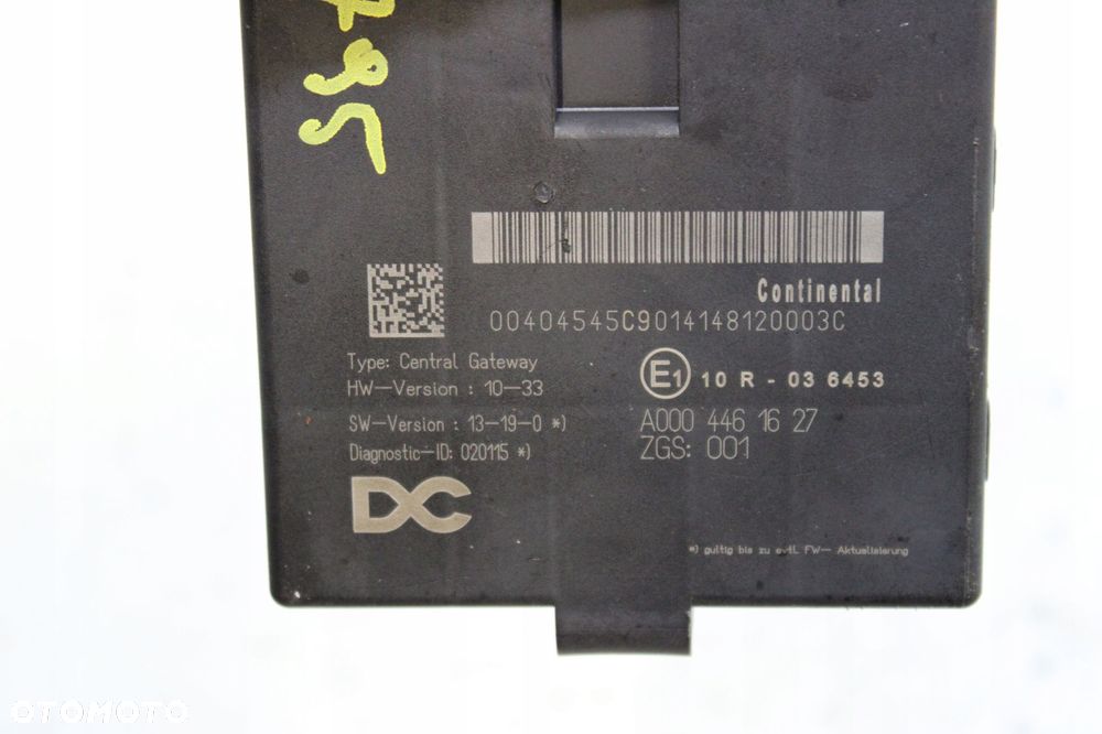 MODUŁ STEROWNIK KOMPUTER ZGS MERCEDES ACTROS MP4 ATEGO A0004461627 - 4