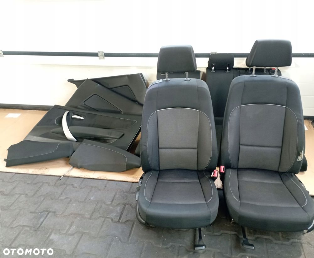BMW 1 E87 3D KANAPA FOTELE PODGRZEWANE BOCZKI KOMPLET - 1
