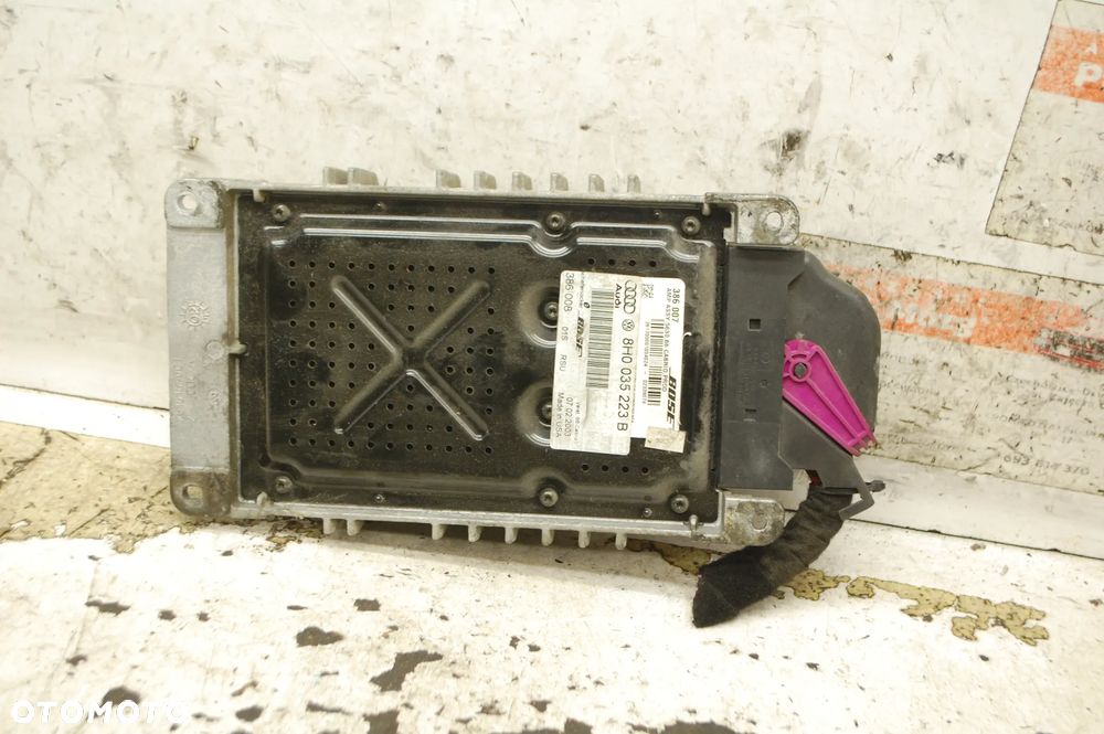 WZMACNIACZ BLAUPUNKT/ BOSE 8H0035223 8H0035223B AUDI A4 B7 B6 CABRIO - 6