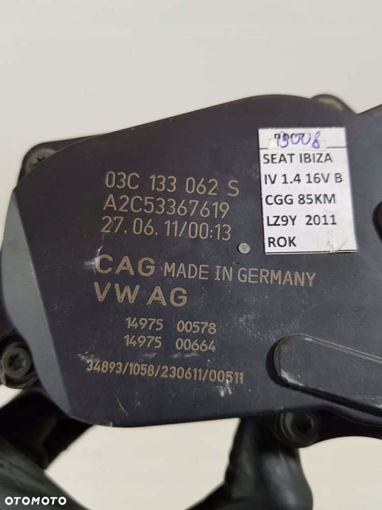 przepustnica 03c133062s seat vw skoda 1.4 16v - 9
