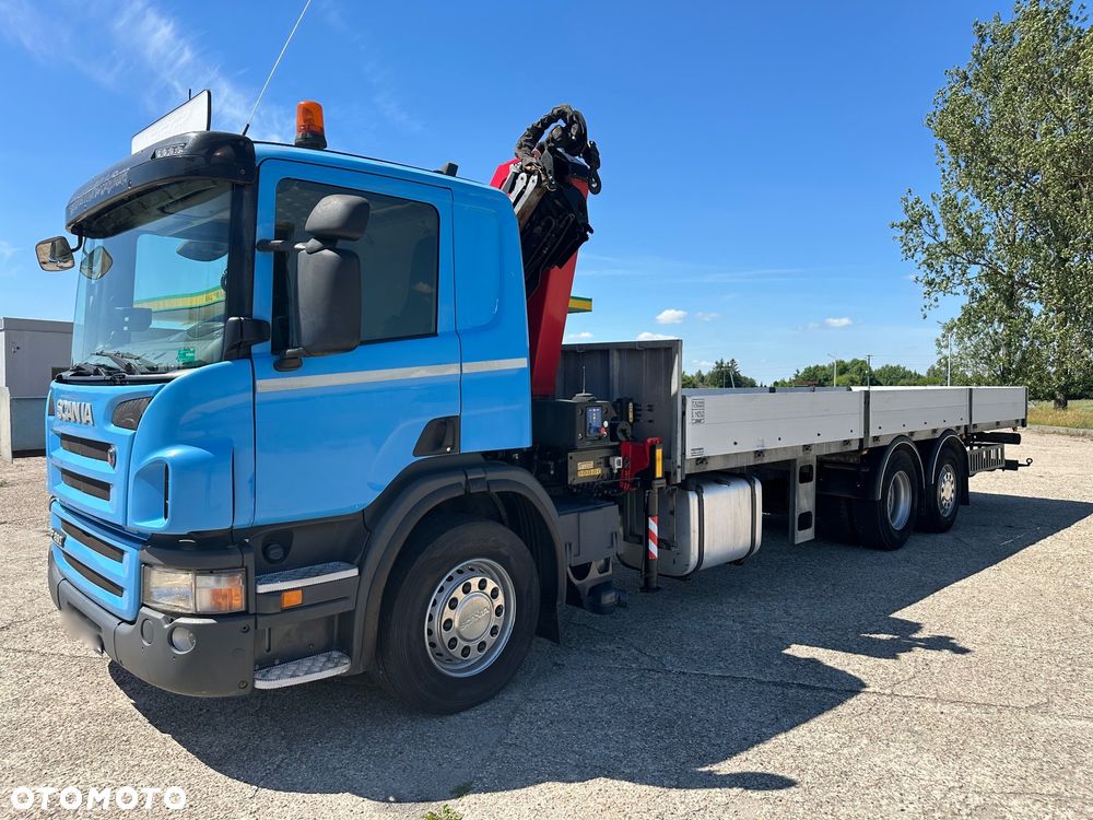 Scania P 280  HDS HMF 1720 K 3  DL. 8.2m do przewozu długich ładunków - 12