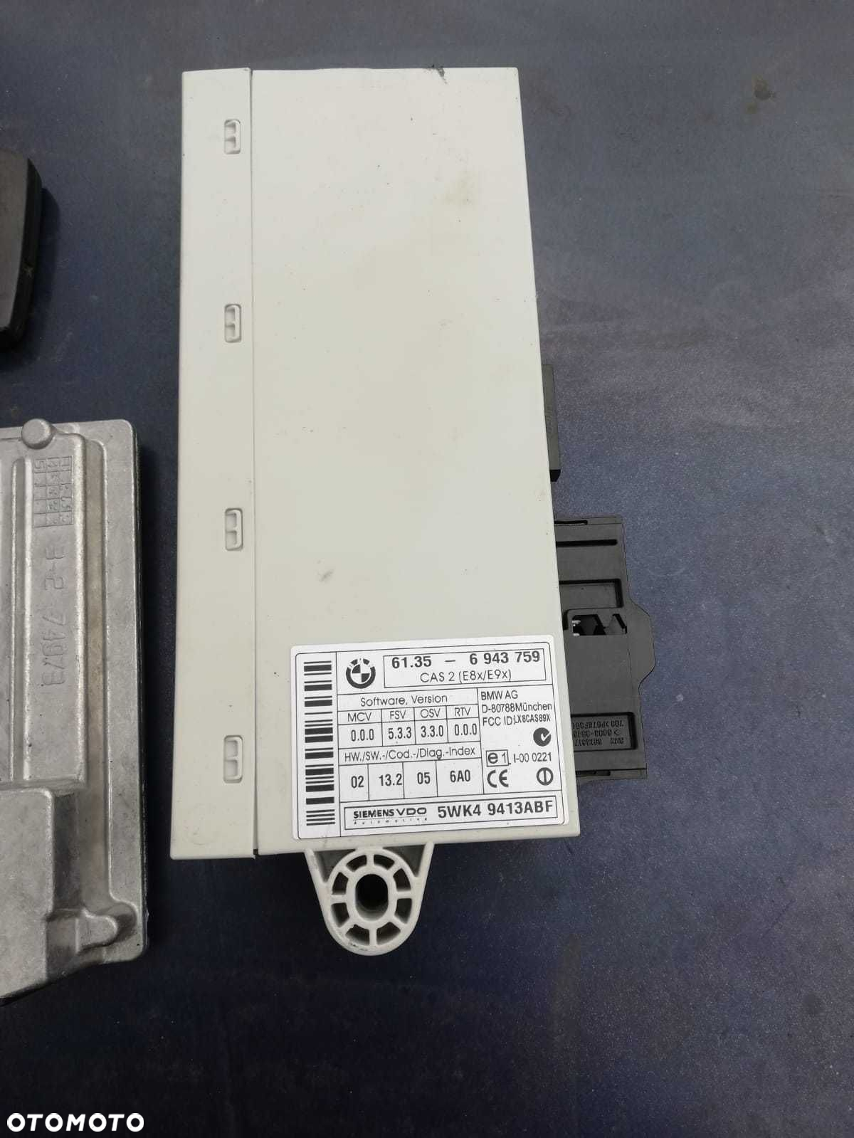 Sterownik komputer silnika CAS pilot kluczyk BMW 1, 3  E90 E87 N45 B16 - 2