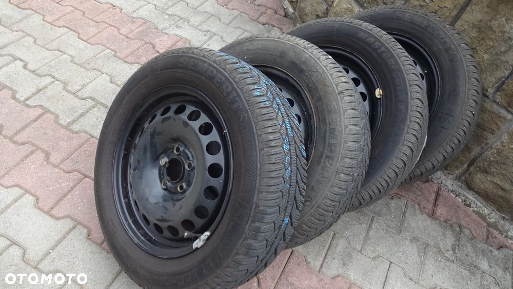 Koła zimowe 15'' 5x100 VW Polo Seat Ibiza ET40 KBA43929 185/65R15 Semperit - 1