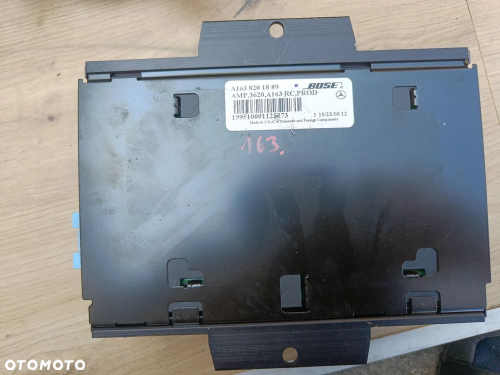 MERCEDES W163 ML GŁOŚNIKI GŁOŚNIK WZMACNIACZ KOMPLET HARMAN KARDON A1638201889 - 11