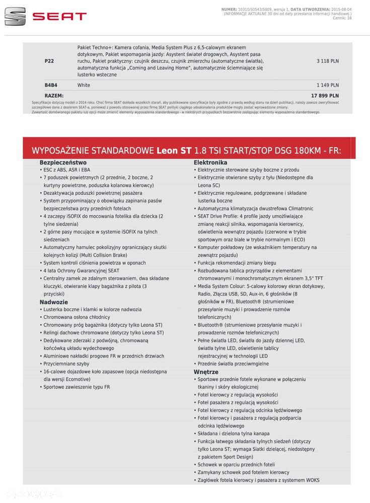 Seat Leon 1.8 TSI FR S&S DSG - 33