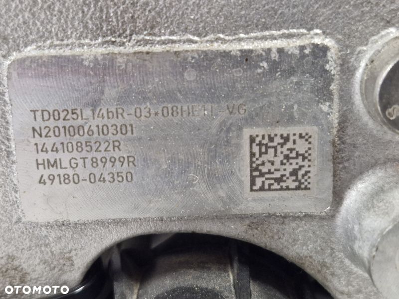 RENAULT MEGANE SCENIC 4 IV MERCEDES NISSAN 1.7 DCI TURBOSPRĘŻARKA TURBINA TURBO 144108522R 49180-19700 - 3