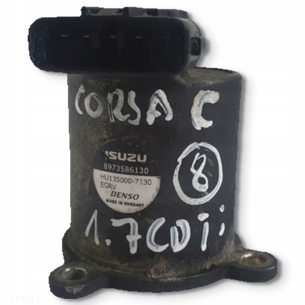 ZAWÓR EGR Opel Corsa C 1.7 CDTI 8973586130 - 1