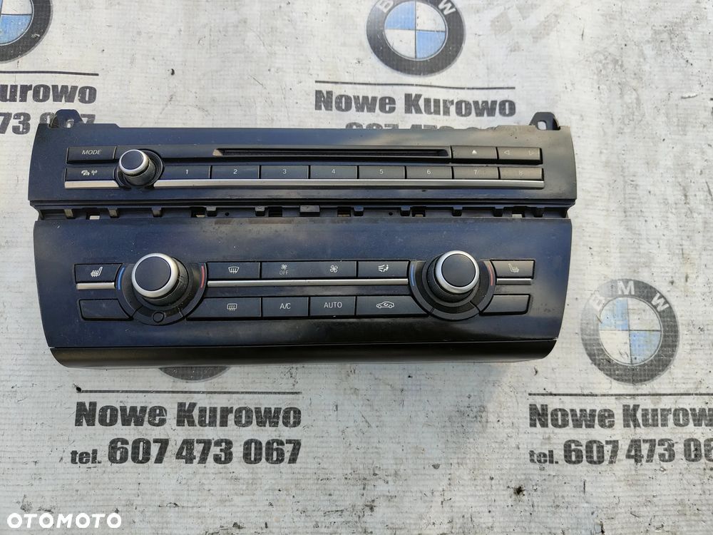 BMW F10 F11 Panel klimatyzacji radia 9306149 - 1