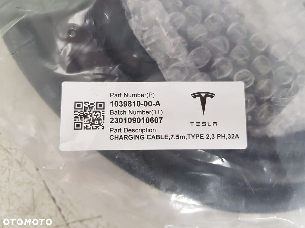NOWY ORYGINALNY KABEL SZYBKIEGO ŁADOWANIA TESLA S 3 Y X 32A 7,5M 22KW - 3