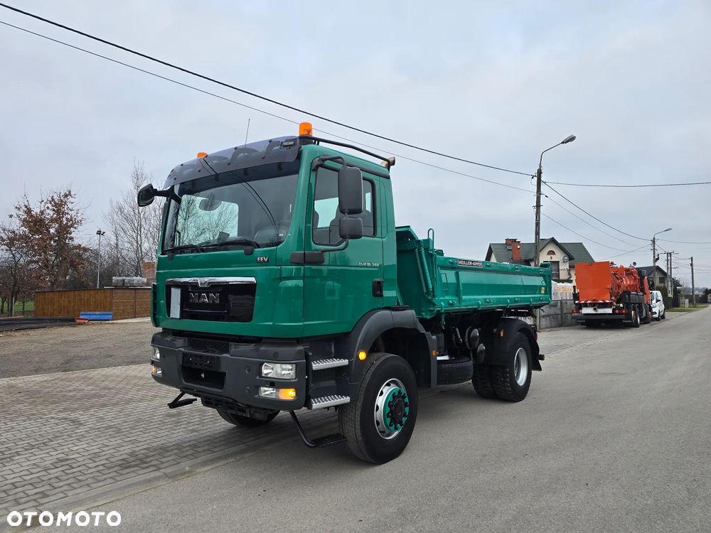 MAN TGM18.340/3 STRONNA WYWROTKA/4X4/134 TYŚ Przebieg!!! - 2
