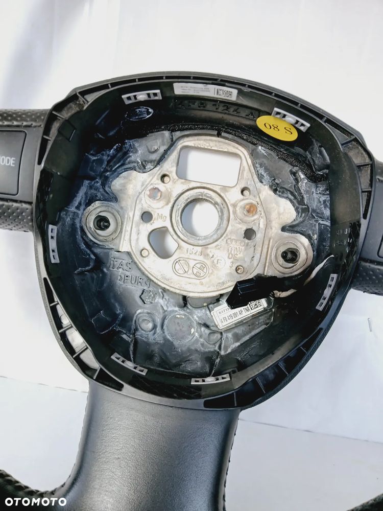 Kierownica Skórzana Skóra Czarna 3-Ramienna Audi A6 C6 4F0419091AP - 8