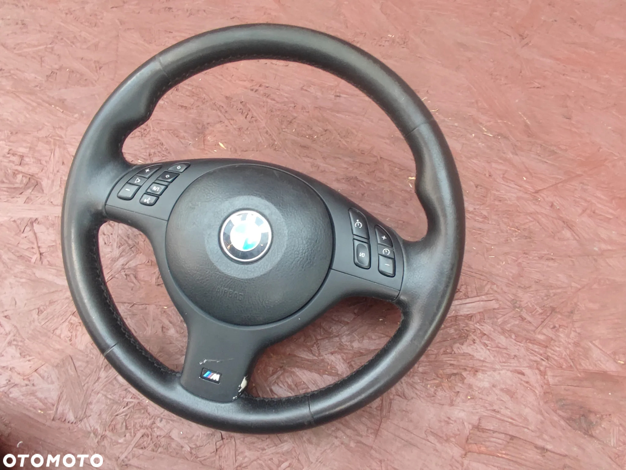 BMW E46 / E38 / E39 / E53 ORYGINALNA KIEROWNICA M-PAKIET / M3 / M5  POLIFT Z MULTIFUNKCJĄ DWU NABOJOWA W DOBRYM STANIE O NR.  32 34 2 282 022 / 32 34 2 229 230 /  32 30 6 757 891 OEM - 28