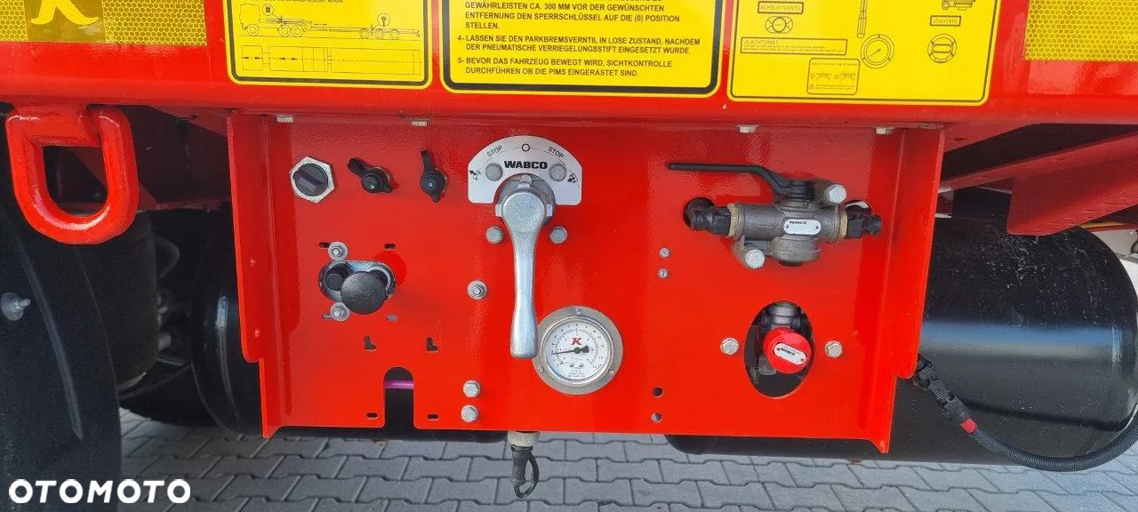 Kassbohrer Kaessbohrer naczepa platforma rozciągana, burty aluminiowe - 10