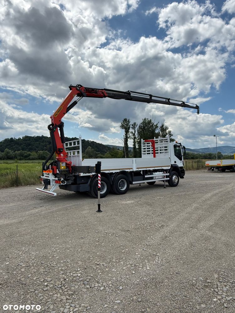 Iveco Trakker 410 6x4 SKRZYNIA 6.8m HDS PALFINGER 22002-eh / PILOT 5x wysów ROTATOR STAN IDEALNY - 4