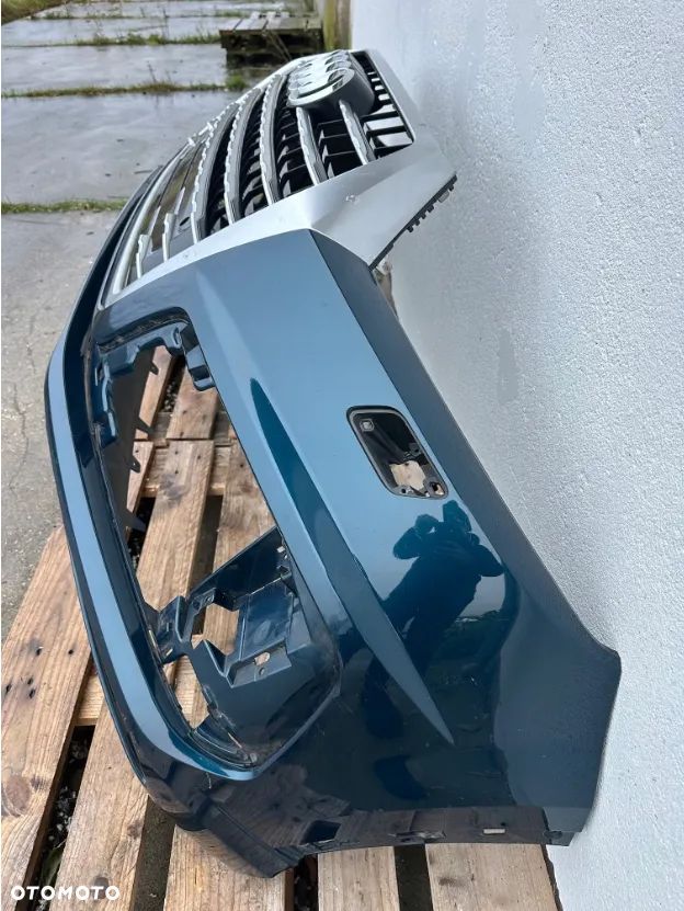 ZDERZAK PRZÓD PRZEDNI AUDI Q7 4M 4M0 II 2 2015- S-LINE 4M0807437 + GRILL - 2