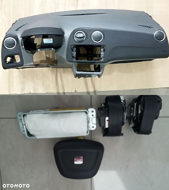 Kokpit Deska AirBag SEAT IBIZA IV 6J Miękka Orygin - 1
