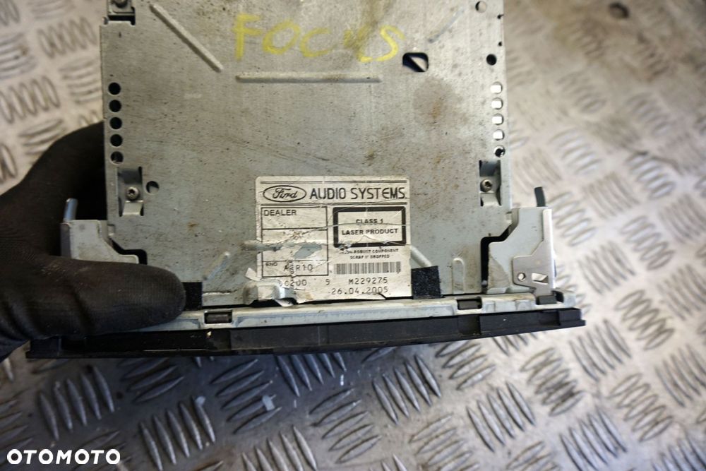 RADIO FABRYCZNE CD FOCUS II MK2 4M5T-18C815-AD KOD FORD 2004-2008 - 6