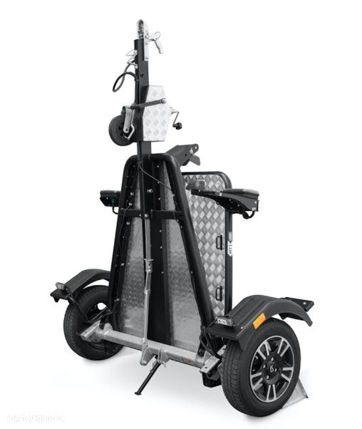 Lorries Przyczepa motocyklowa MT 2 BLACK EDITION na 2 motocykle składana uchylna 750kg - 3