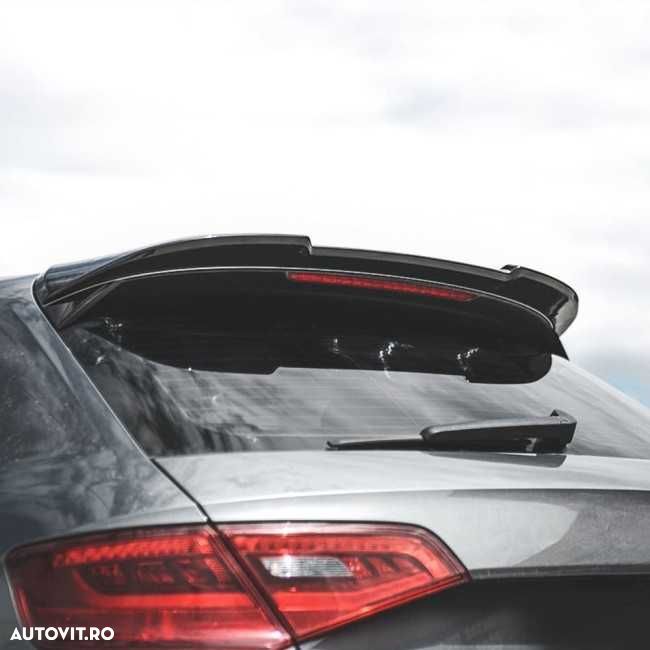 Eleron Luneta Portbagaj Spoiler RS Style ptr AUDI A3 8V, Negru Lucios - 5