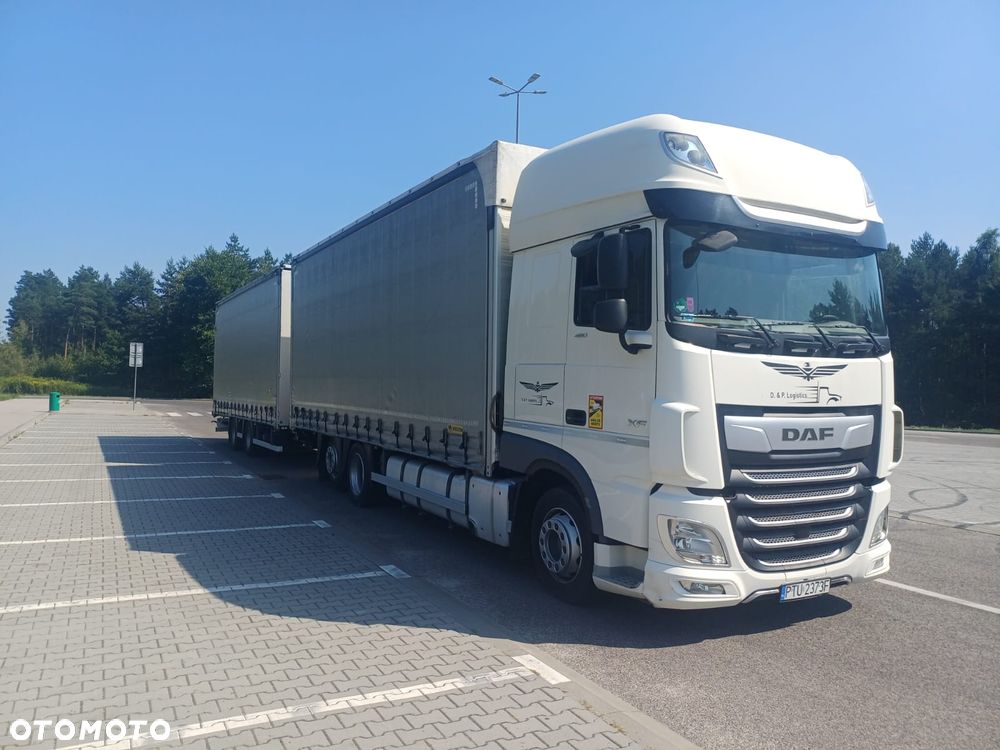 DAF XF 480 SUPER SPACE CAB / 2019r. ZESTAW TANDEM PRZEJAZDOWY 120m3 - 8