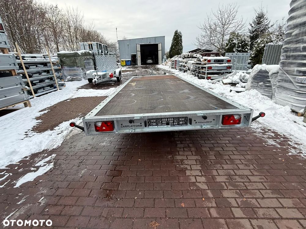 Martz Przyczepa Temared CARPLATFORM 6021/3 S 3,5T laweta platorma 6x2 3 osie najazdy koła r13c dostawa - 4