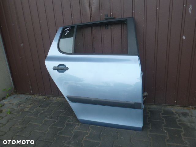 DRZWI PRAWY TYŁ PRAWE TYLNE SKODA FABIA II HB KOMPLETNE KOLOR 9154 07- - 3