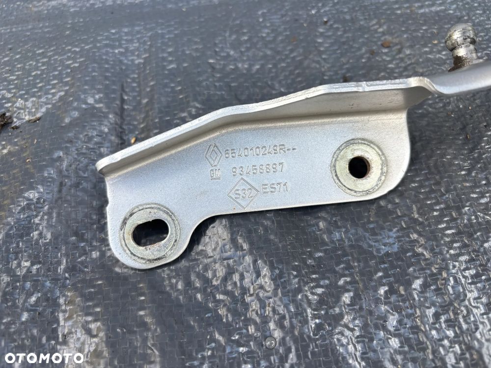 Renault Trafic III zawias maski prawy lewy 654004002R 654010249R - 3