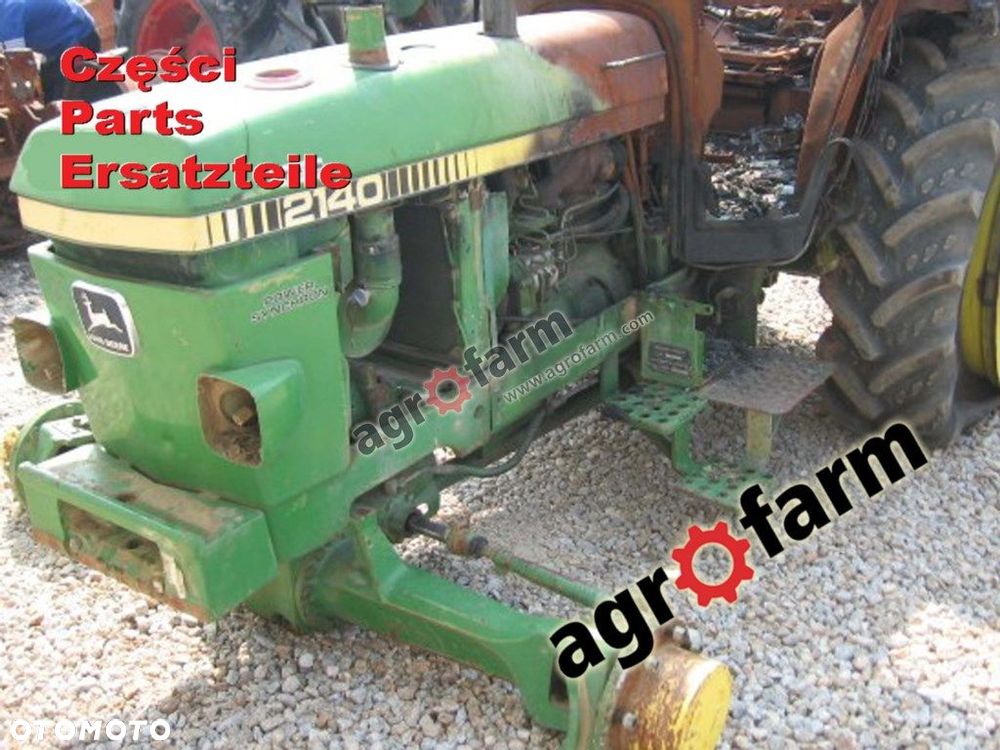 John Deere 2140 części, skrzynia biegów, silnik - 2