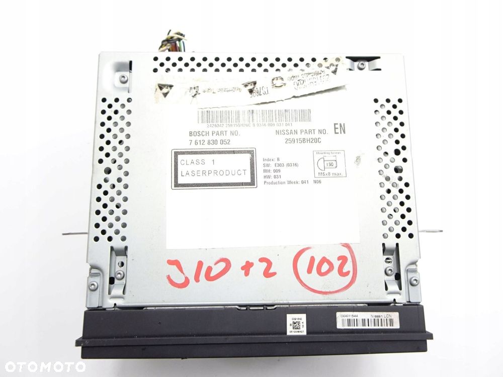 radio cd nissan qashqai j10 lift 10-13 r. 25915bh20c - 6