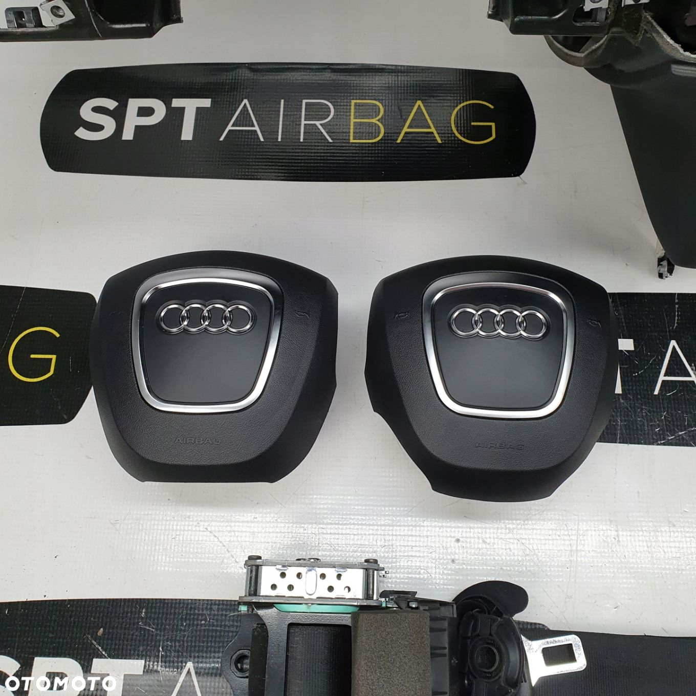 AUDI A5 8T KOKPIT DESKA KONSOLA PULPIT PODUSZKA AIRBAG AIR BAG PASY KIT SET - 6