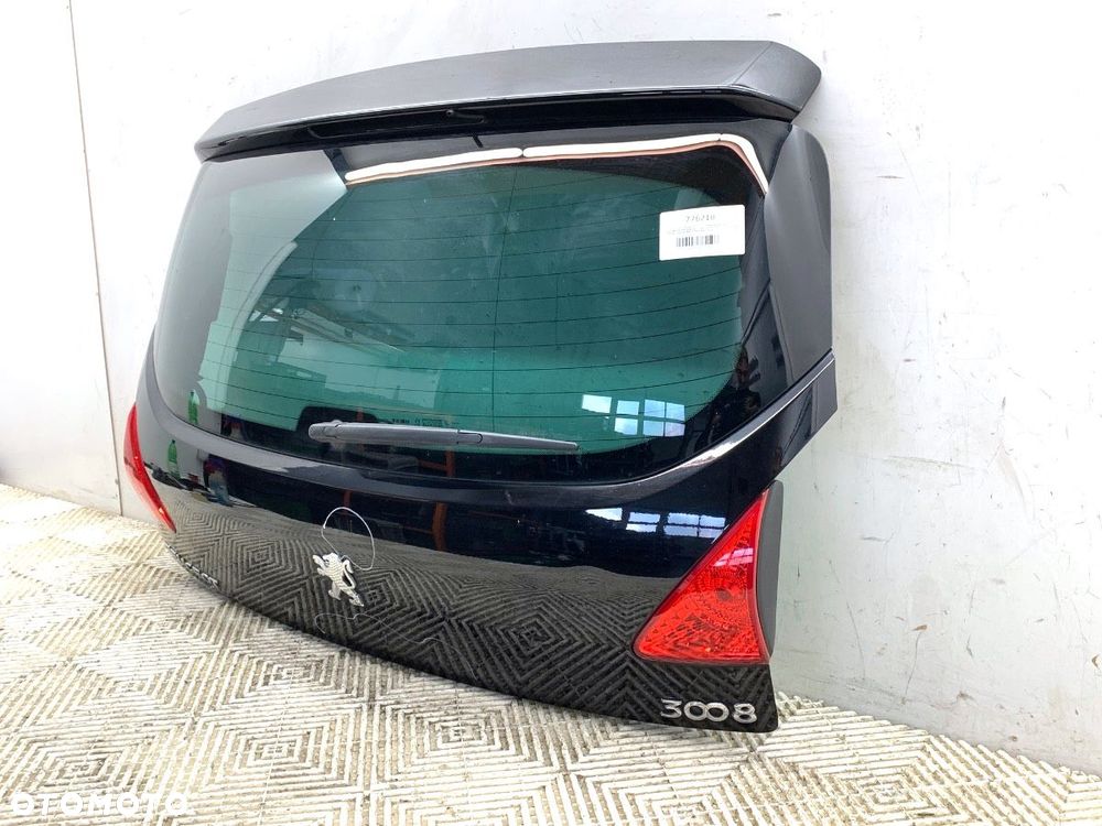 KLAPA TYŁ  PEUGEOT 3008 nadwozie wielkoprzestrzenne (MPV) (0U_) 2009 - 2017 1.6 THP 115 kW [156 KM] - 2