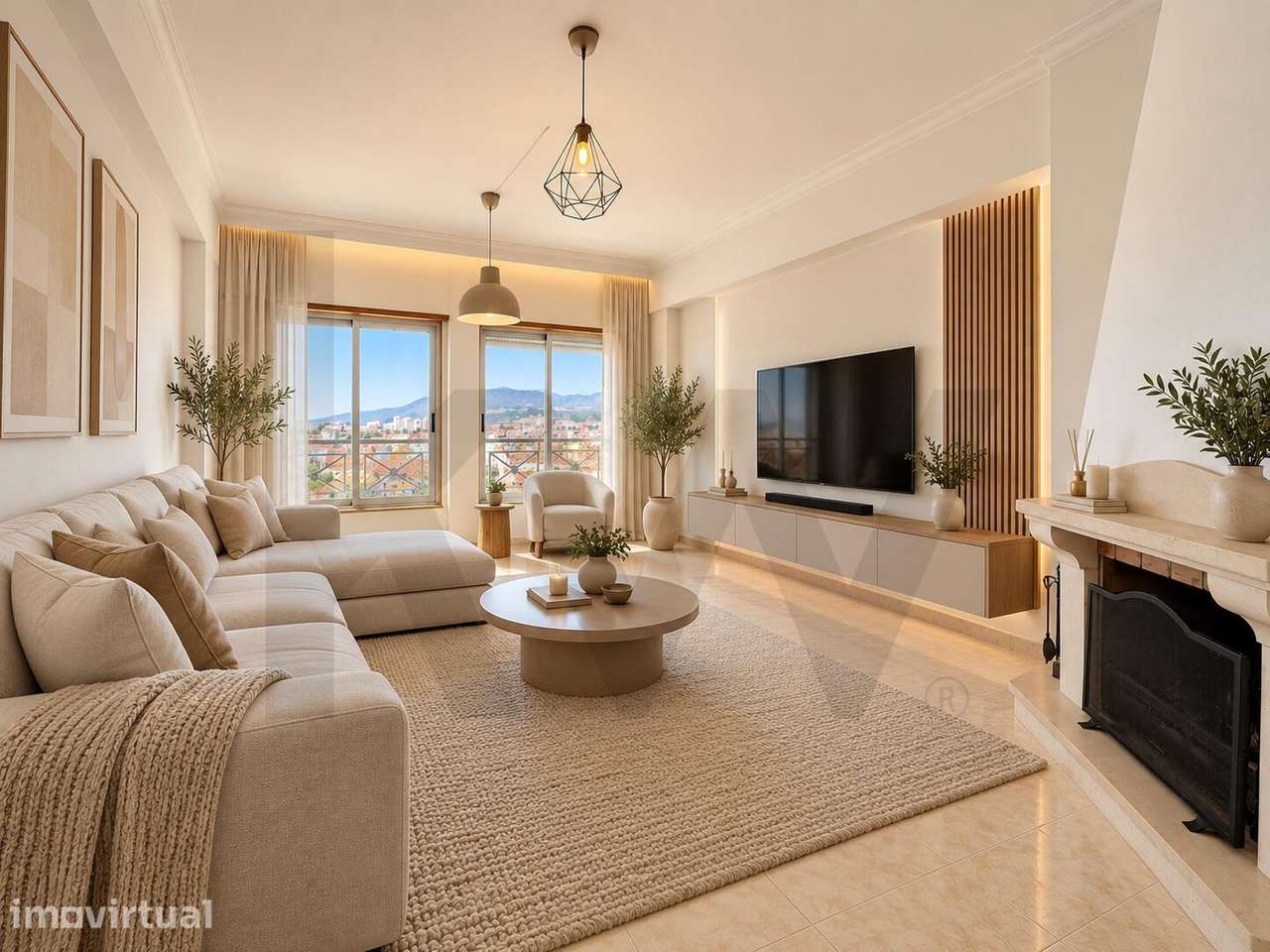 Apartamento T3 à venda em Algueirão-Mem Martins, Sintra | Varanda | Vi - Grande imagem: 4/32