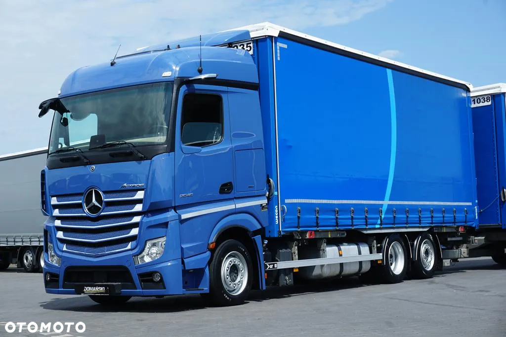 Mercedes-Benz ACTROS / 2545 / ACC / E 6 / MP 5 / ZESTAW PRZESTRZENNY 120 M 3 / BDF 2 X 7,82 M - 22