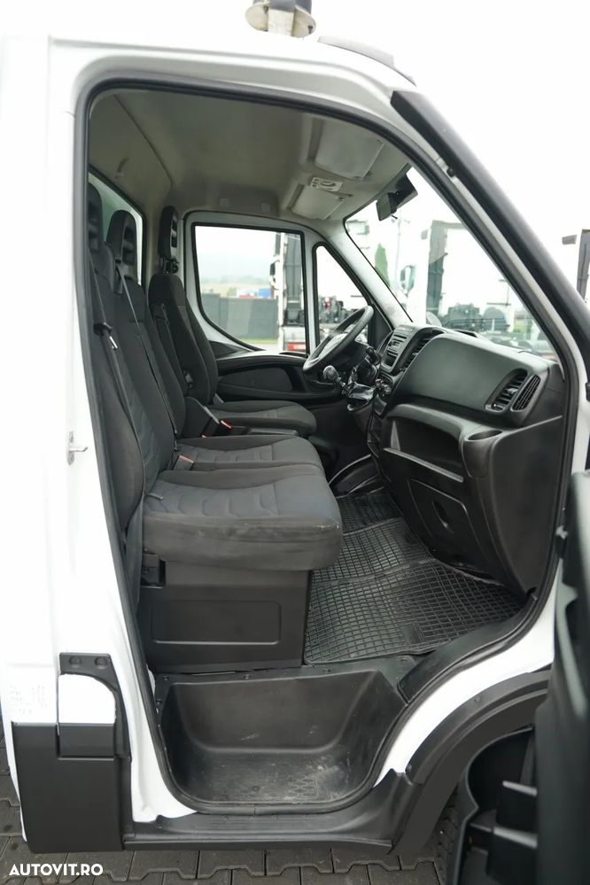 Iveco DAILY 35-160 / BASCULABILĂ - 2,9 M / BENĂ DIN OȚEL / ROȚI SPATE DUBLE / MANUALĂ / IMPORT - 37