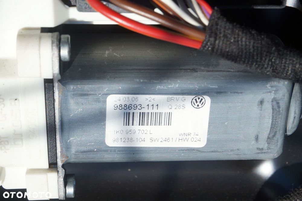 SILNICZEK SZYBY PRAWY PRZÓD PASSAT B6 1K0959792H 1K0959702L VOLKSWAGEN 2005-2010 - 3