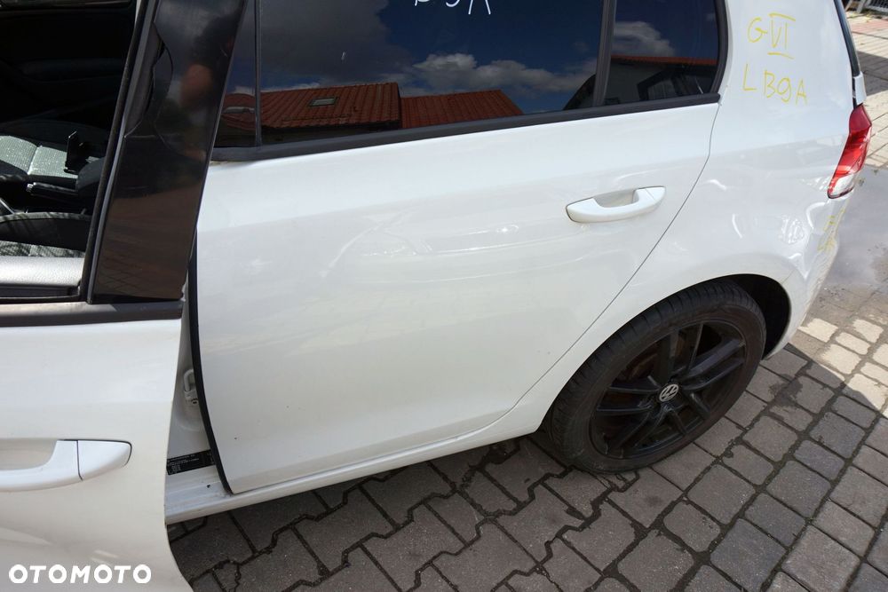 DRZWI TYLNE LEWE GOLF VI 5D HB LB9A  BIAŁY VOLKSWAGEN 2008-2016 - 4