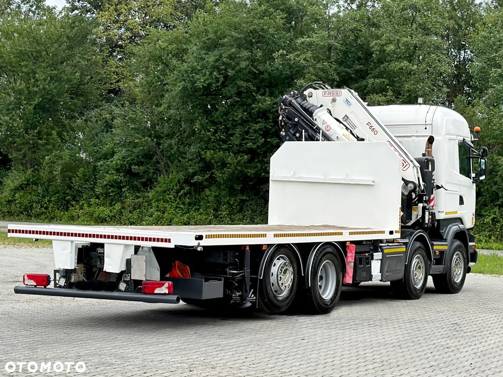 Scania R 580 * PLATFORMA 8,40 m * FASSI F660 + PILOT * 8x4 * STAN BDB - 7