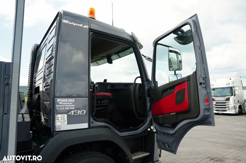 Volvo FMX 430 / LIVRARE - 7,15 M / HYVA HC-183 CUPĂ / ROTATOARE / FURCĂ PENTRU PALEȚI / TELECOMANDĂ - 37